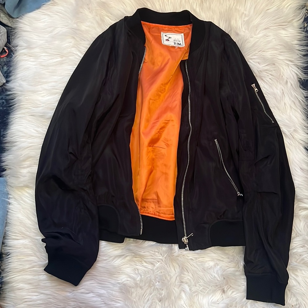 Black Bomber Jacket